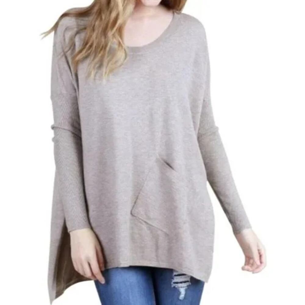 Altar'd State Brown Lightweight Knit Sweater Women's Size Medium/Large